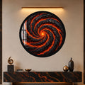 Molten Lava Vortex with black frame