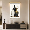 Gilded Vessels with silver frame