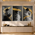 Golden Grace with silver frame