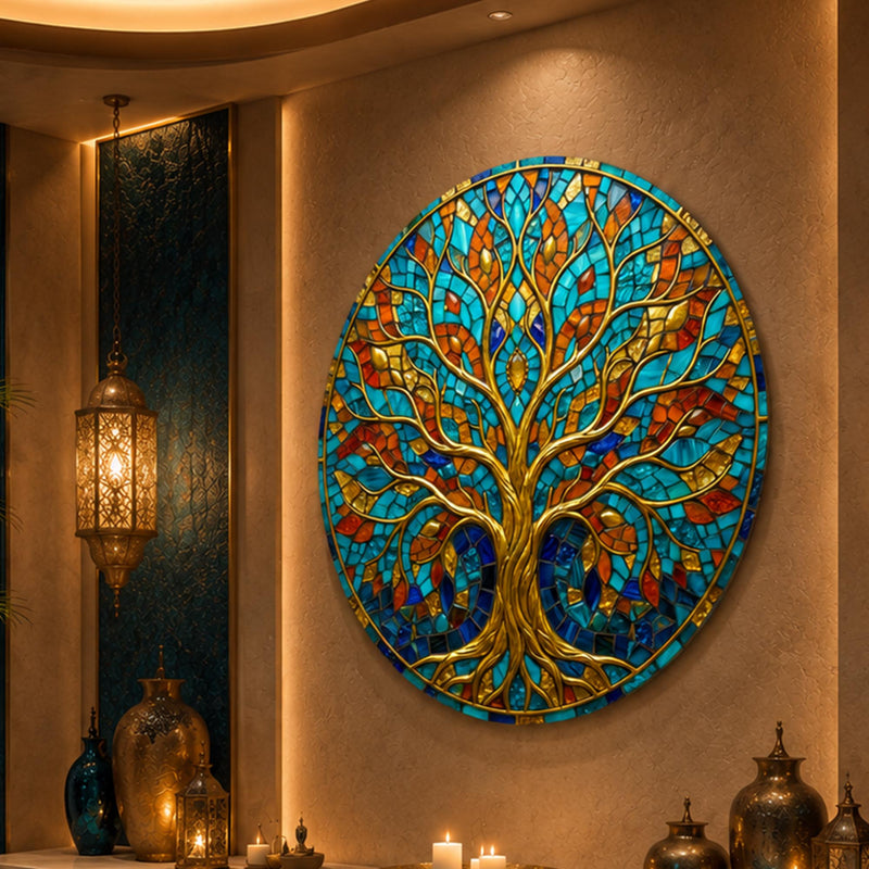 Jewel Mosaic Gold Tree lifestyle view