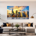 Manhattan Golden Skyline lifestyle view