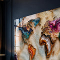 Agate World Map lifestyle view