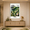 Dotted Garden Reverie with silver frame