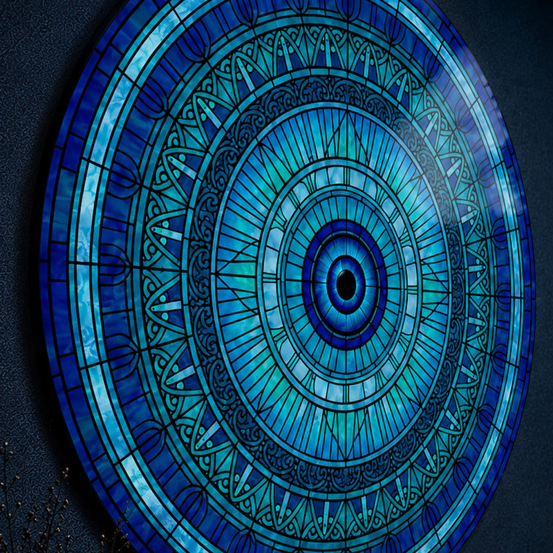 Turquoise Filigree Evil Eye Mandala lifestyle view