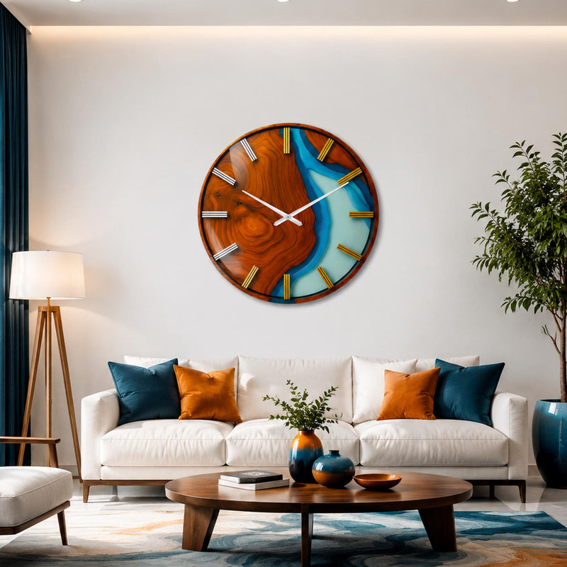 Turquoise Woodgrain lifestyle view
