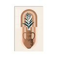 Terracotta Botanical Vessel product shot on white background