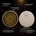 Golden Islamic Calligraphy — tempered glass, ultra HD print, ready to hang