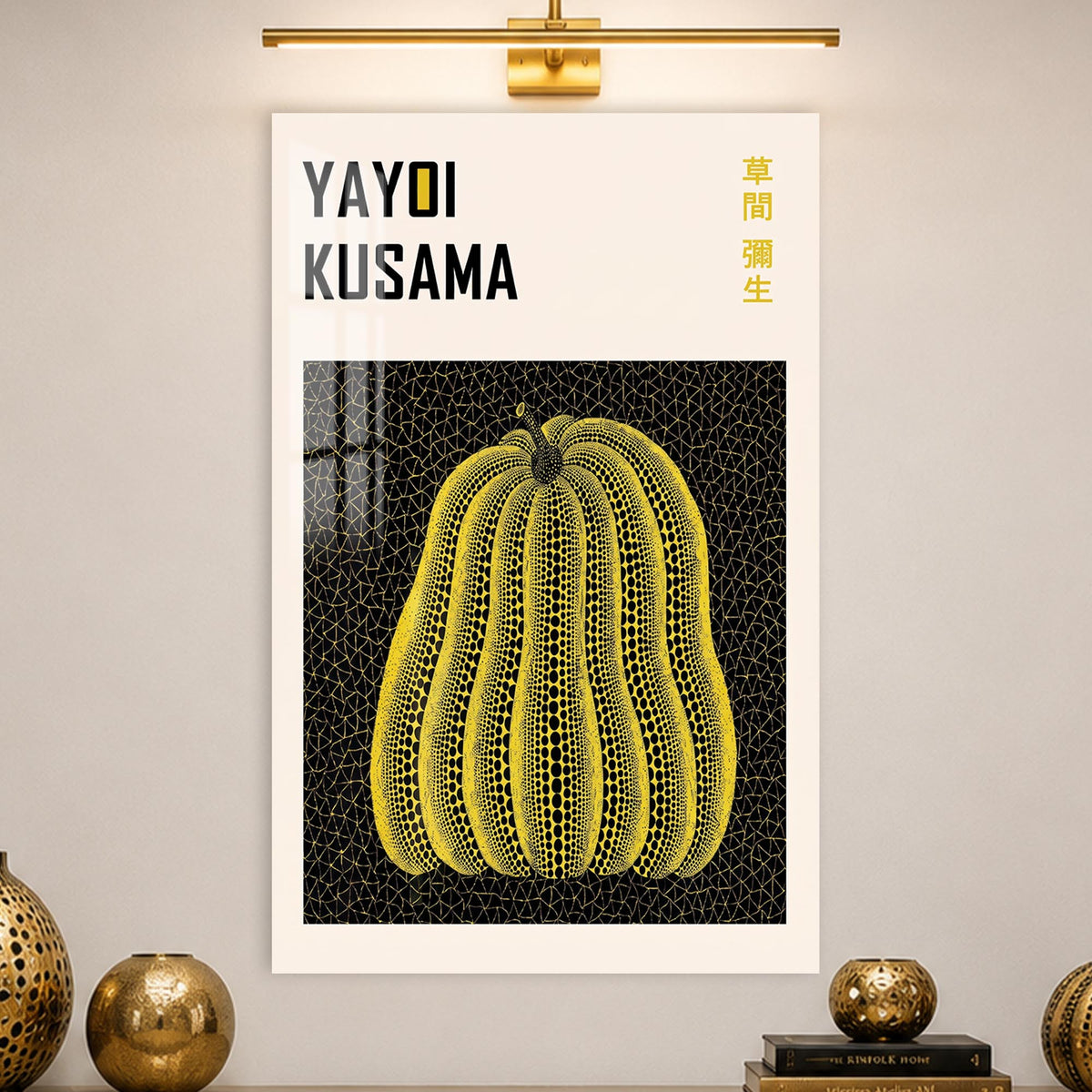 Dotted Yellow Pumpkin lifestyle view