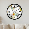 Pastel Abstract Numerals with black frame