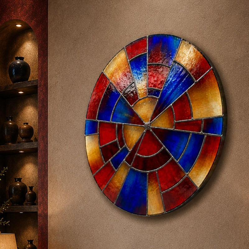 Radial Stained Glass Sunburst lifestyle view