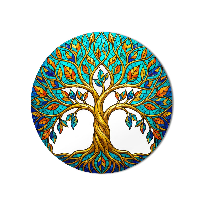 Autumn Gold Tree Of Life product shot on white background