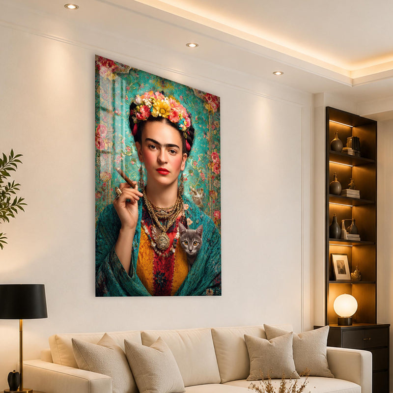 Floral Icon Portrait lifestyle view
