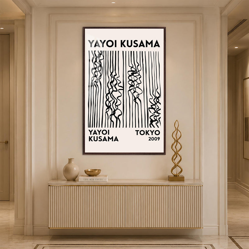 Tokyo Line Echoes with walnut frame