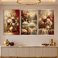 Swan And Blossom with silver frame