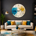 Ochre Aqua Abstract lifestyle view