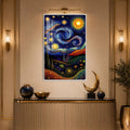 Celestial Whirlwind with white frame