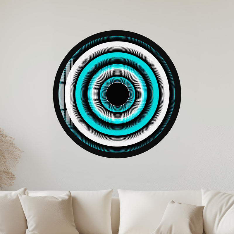 Aqua Orbit with black frame