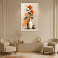Orange Flowers and Vases lifestyle view