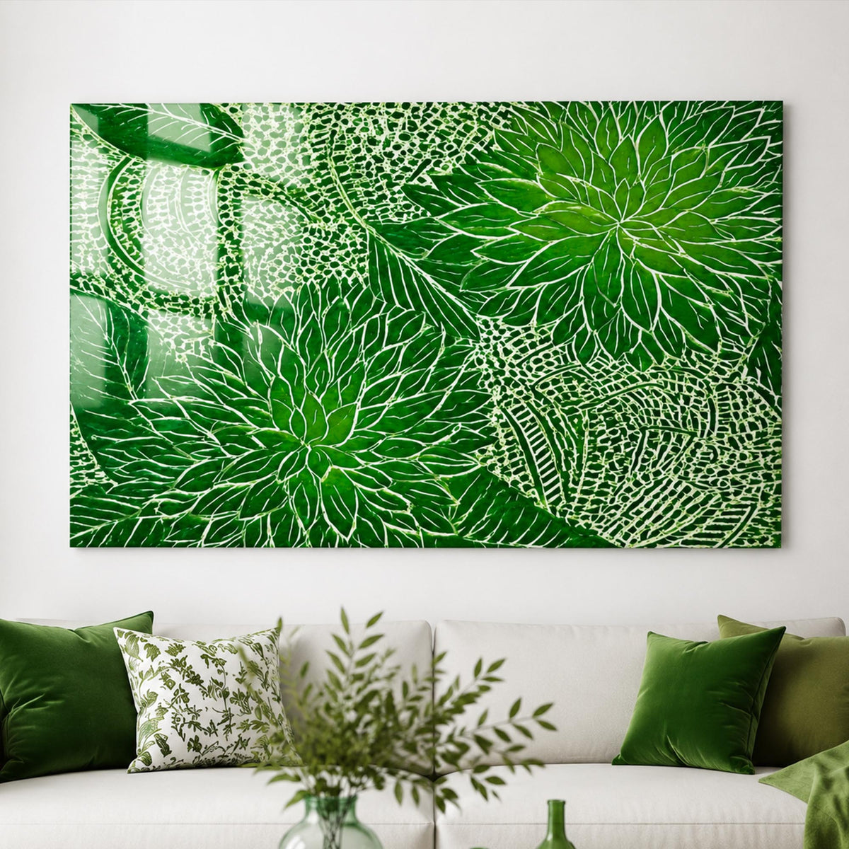 Emerald Lace Blooms lifestyle view