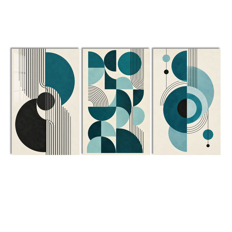 Teal Geometric lifestyle view
