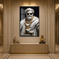Modern Marble Tycoon with black frame