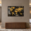 Golden Marble World Map lifestyle view