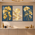 Golden Ginkgo with black frame