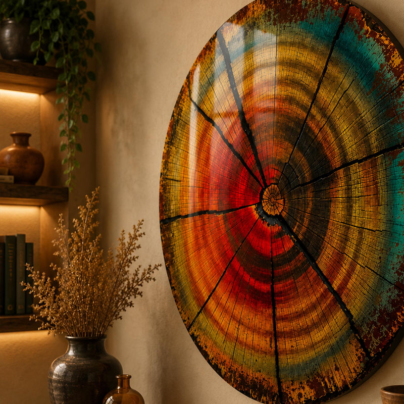 Sunlit Timber Rings lifestyle view