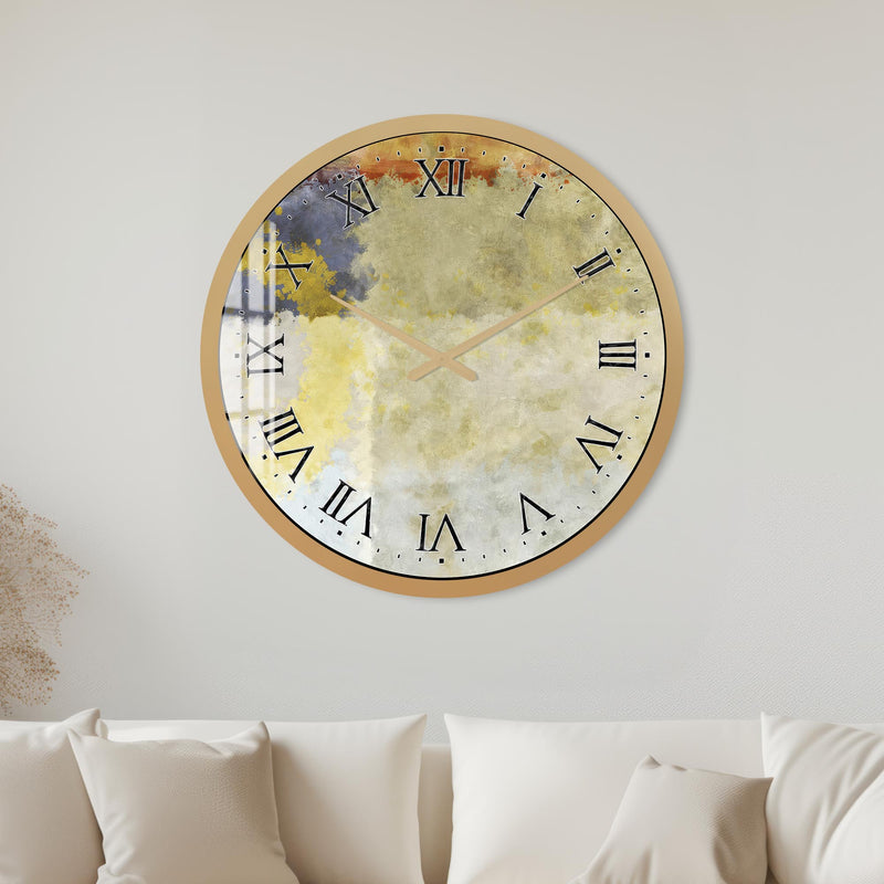 Antique Roman Numerals with gold frame