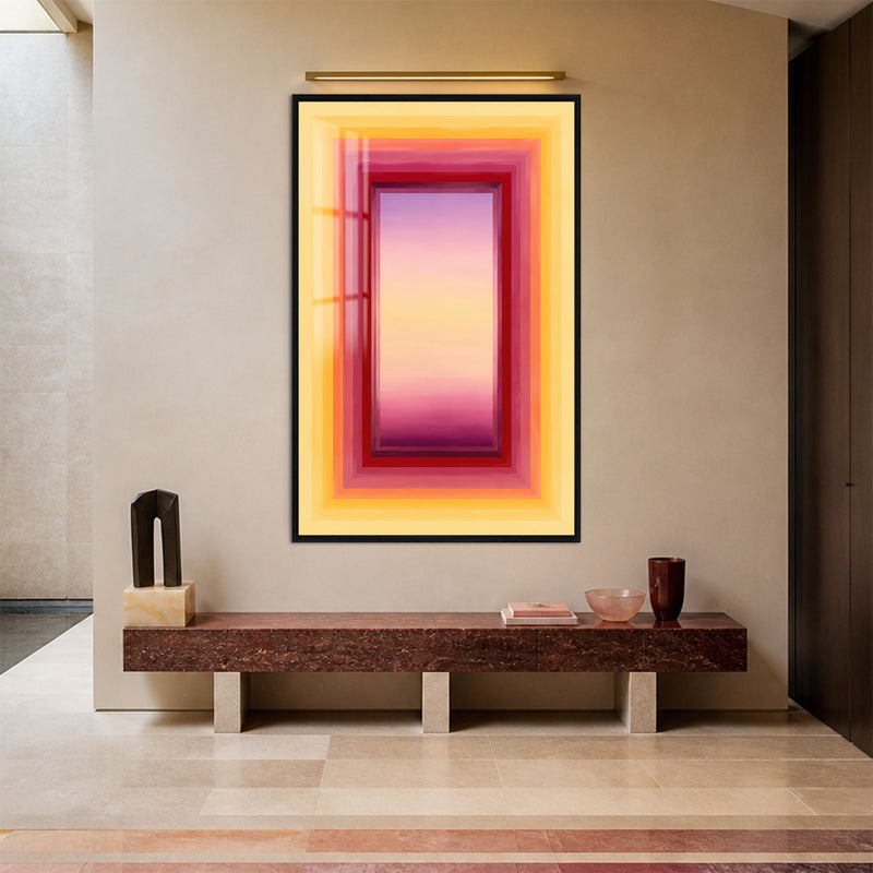 Sunset Portal with black frame