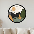 Abstract Meadow with black frame