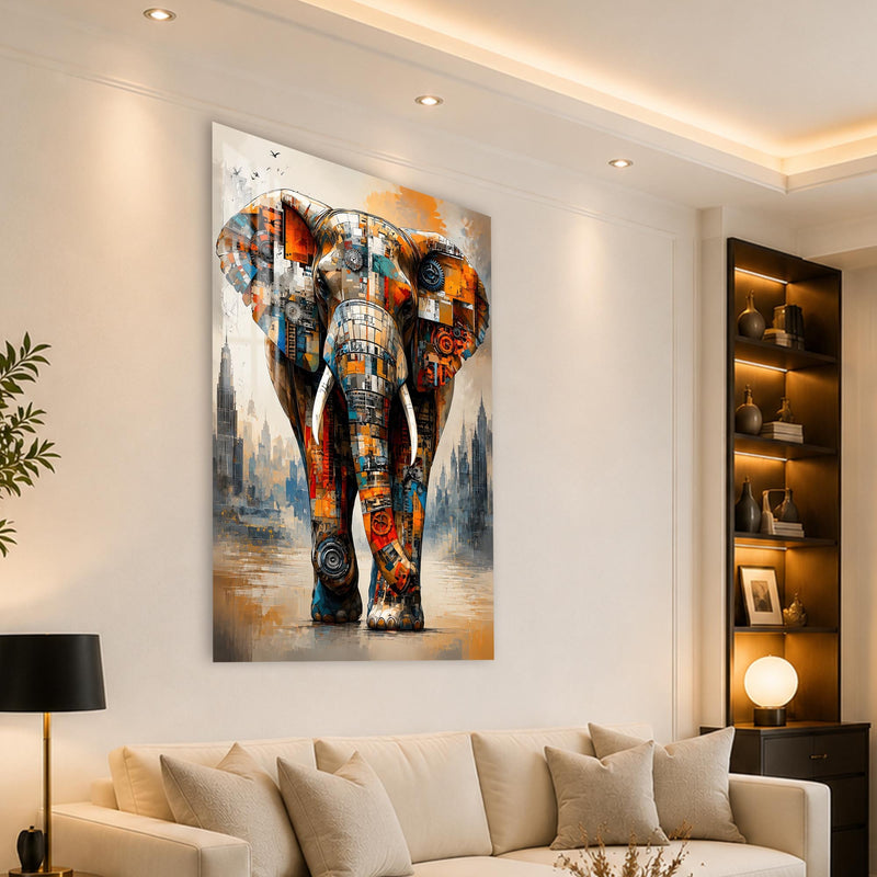 Mechanical City Elephant angled lifestyle view