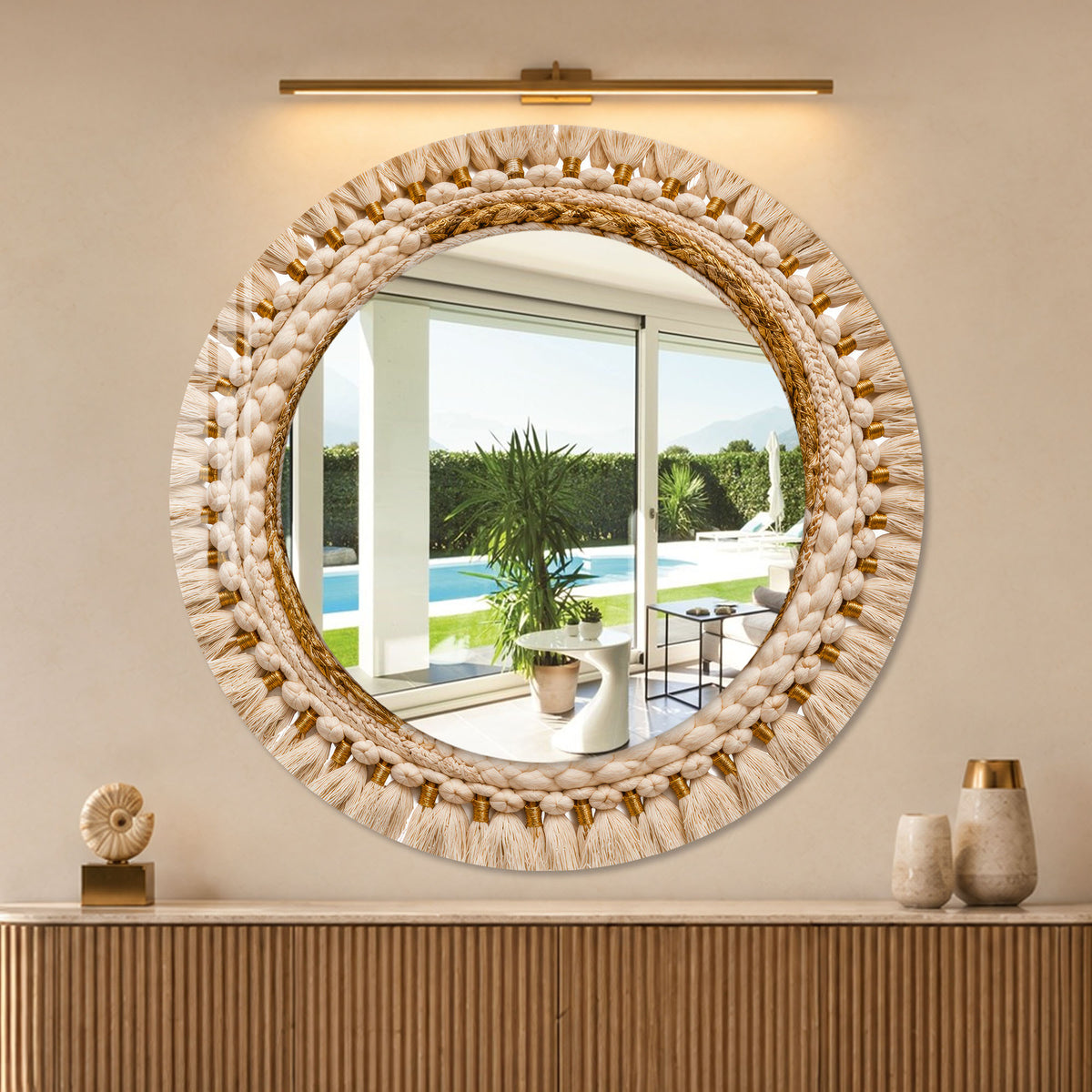 Bohemian Woven Halo lifestyle view