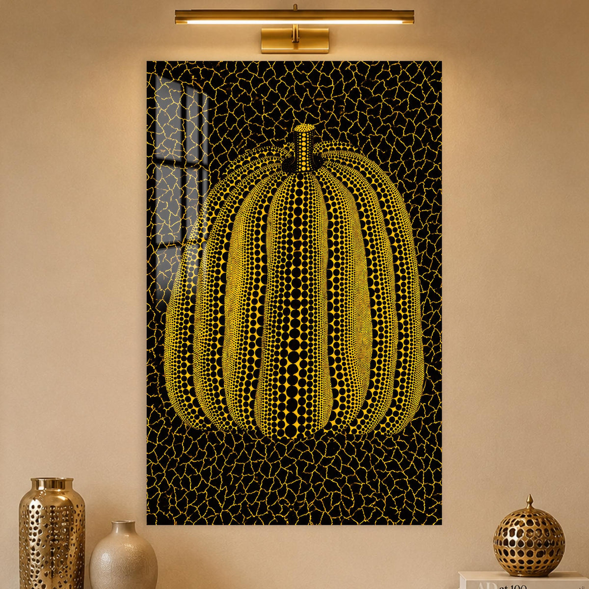 Golden Dotted Pumpkin lifestyle view