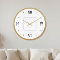 Classic Roman Numerals with gold frame