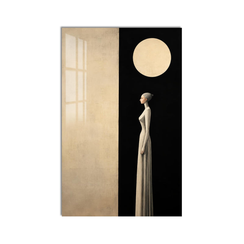 Woman Under The Moon product shot on white background