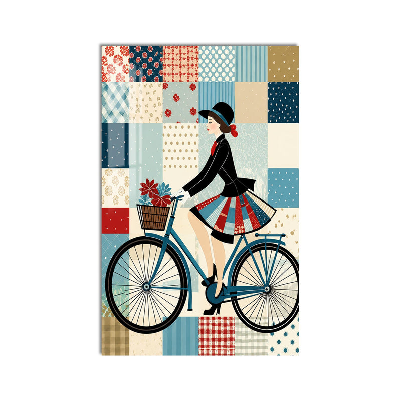 Vintage Bicycle Day product shot on white background
