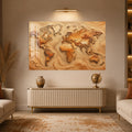Carved Earth Map lifestyle view