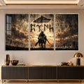 Wolf Warrior with silver frame