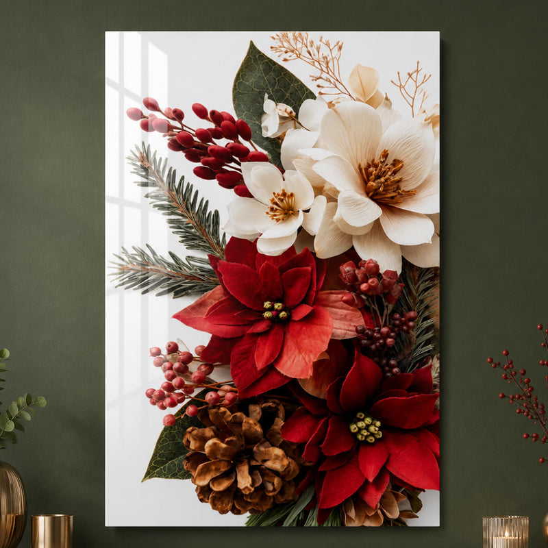 Festive Poinsettia Bouquet lifestyle view