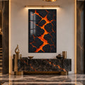 Molten Earth with black frame