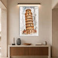 Leaning Tower Of Pisa with white frame