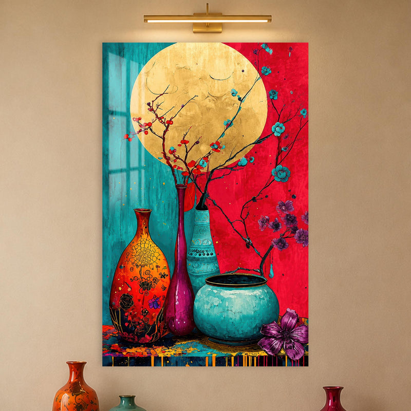 Moonlit Blossom Vases lifestyle view