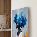 Artronauts Glass Print Blue Blossom Crown Glass Wall Art