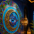 Jewelled Filigree Evil Eye lifestyle view