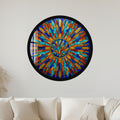 Crystal Starburst Sunburst with black frame