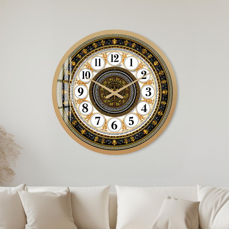 Opulent Greek Key with gold frame