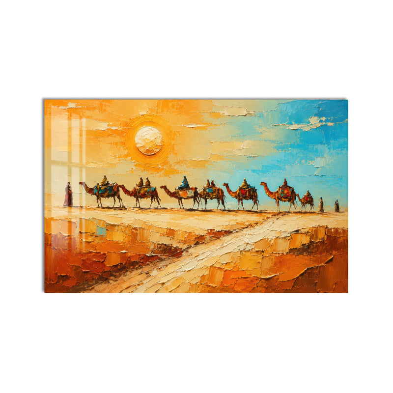 Desert Caravan Crossing product shot on white background
