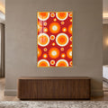Retro Circle Rhythm with gold frame