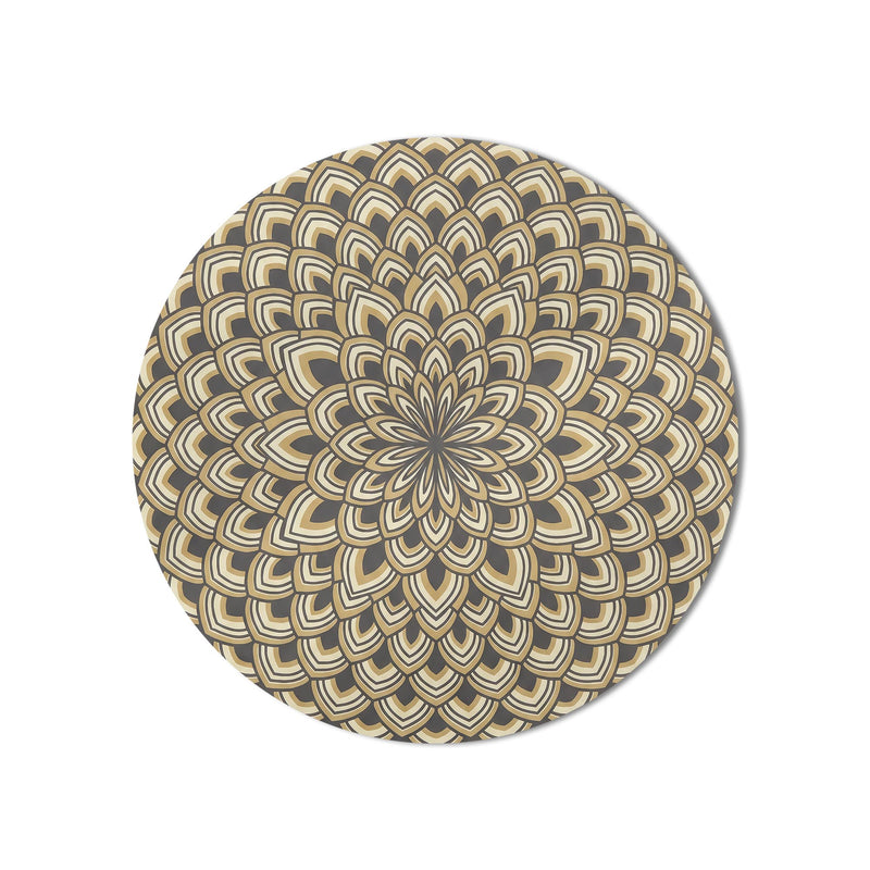 Art Deco Lotus Fan Mandala product shot on white background